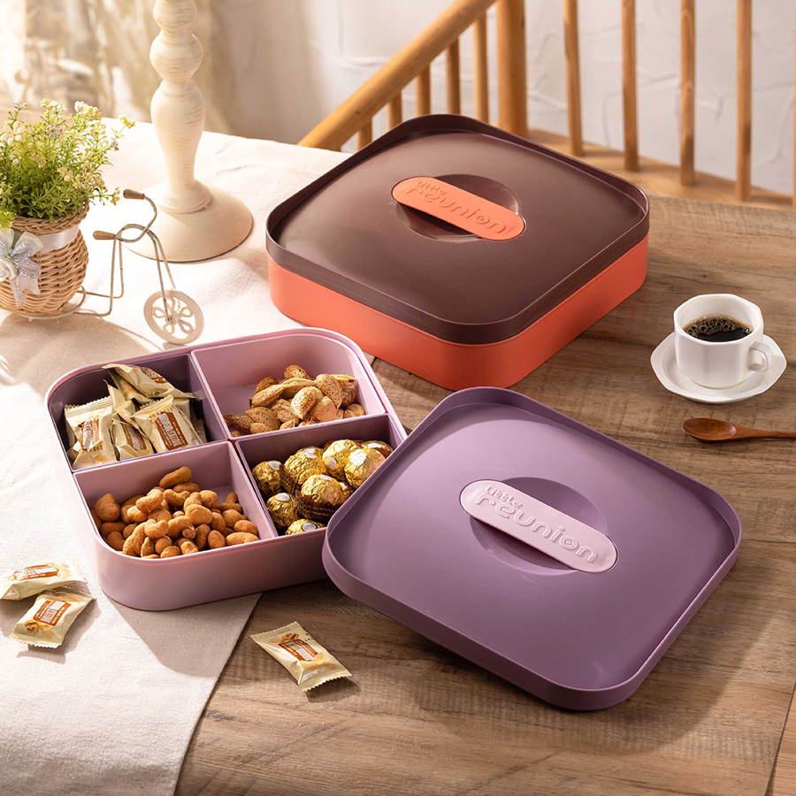 萬紫千紅方形糖果盒