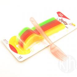 多彩喱叉，12支/板