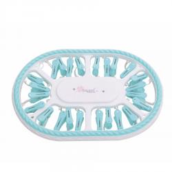 雙色長(zhǎng)圓形24夾曬架(2