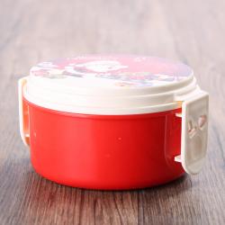 圣誕圓形點心便當盒