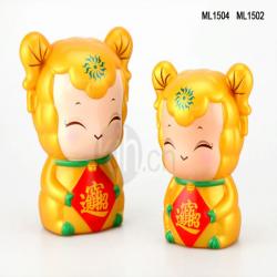 招財(cái)大、小金羊儲錢罐
