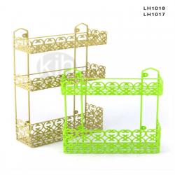 雕花方型二層、三層架