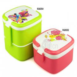 方型手提飯盒、雙層飯