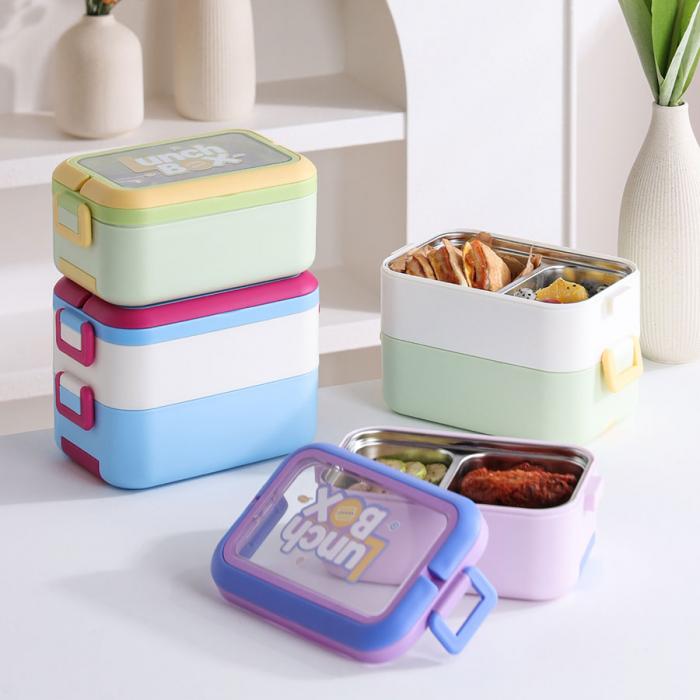 多層不銹鋼便當(dāng)盒一層