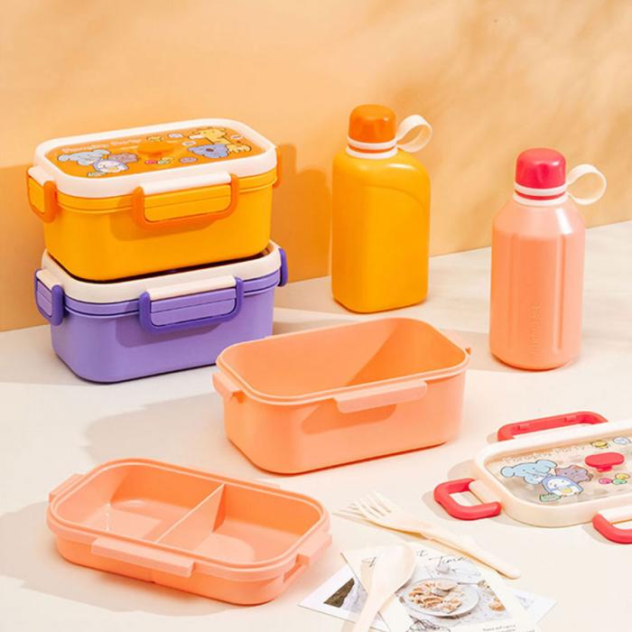 尚趣長方雙層飯盒(110