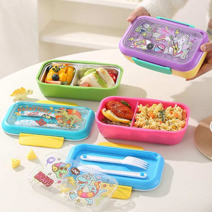 星樂卡通便當(dāng)盒PP款755ml/不銹鋼款500ml